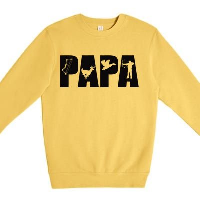 Hunting Papa Premium Crewneck Sweatshirt