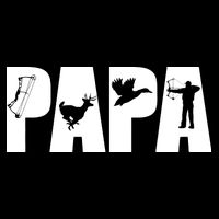 Hunting Papa Stripe Pom Pom Beanie