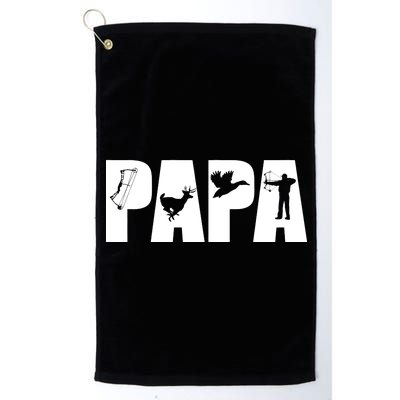 Hunting Papa Platinum Collection Golf Towel