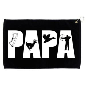 Hunting Papa Grommeted Golf Towel