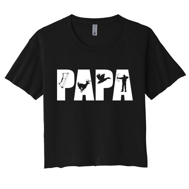 Hunting Papa Crop Top