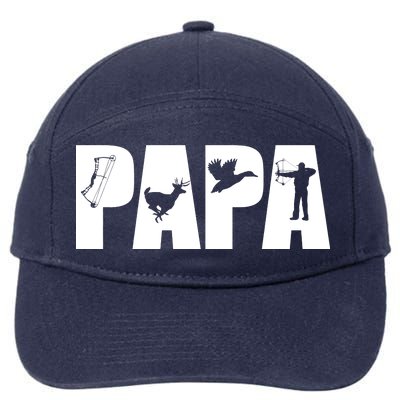 Hunting Papa 7-Panel Snapback Hat