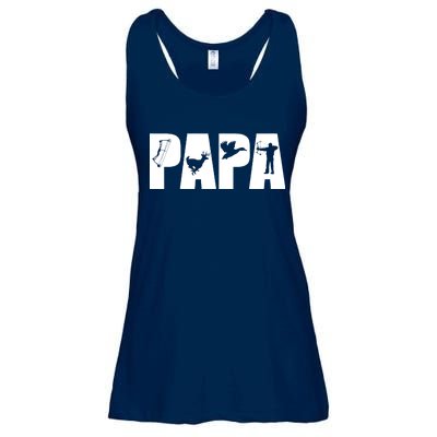 Hunting Papa Ladies Essential Flowy Tank