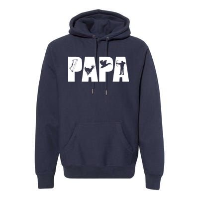 Hunting Papa Premium Hoodie