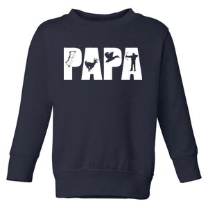 Hunting Papa Toddler Sweatshirt