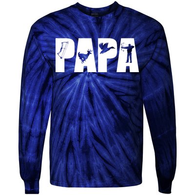 Hunting Papa Tie-Dye Long Sleeve Shirt