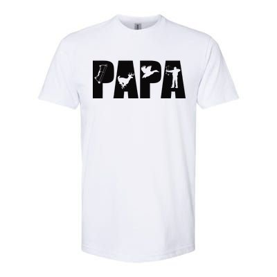 Hunting Papa Softstyle CVC T-Shirt