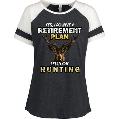 Hunting Retirement Plan  Enza Ladies Jersey Colorblock Tee