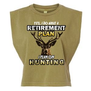 Hunting Retirement Plan  Garment-Dyed Women's Muscle Tee