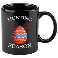 Hunting Season Deer Easter Egg 11oz C Handle Ceramic Mug