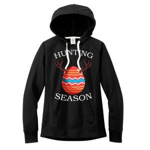 Hunting Season Deer Easter Egg Women's Fleece Hoodie