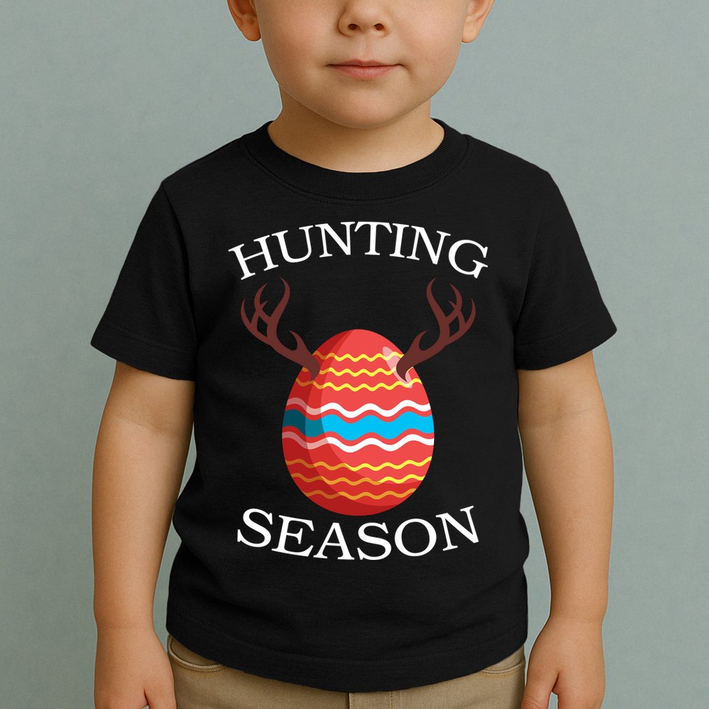 Hunting Season Deer Easter Egg Toddler T-Shirt