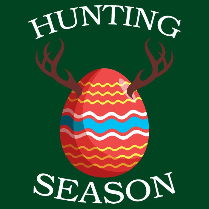 Hunting Season Deer Easter Egg Cooling Performance Crew T-Shirt