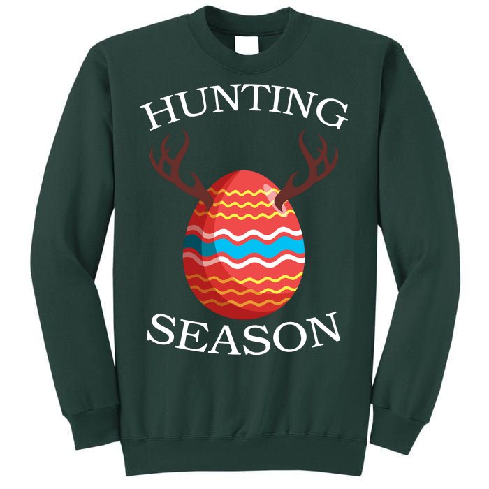 Hunting Season Deer Easter Egg Tall Sweatshirt