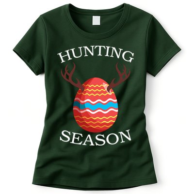 Hunting Season Deer Easter Egg Womens T-Shirt