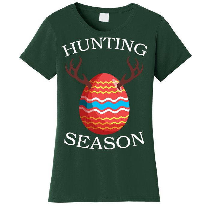 Hunting Season Deer Easter Egg Women's T-Shirt