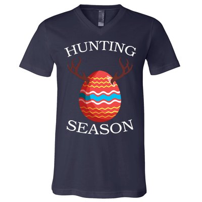 Hunting Season Deer Easter Egg V-Neck T-Shirt