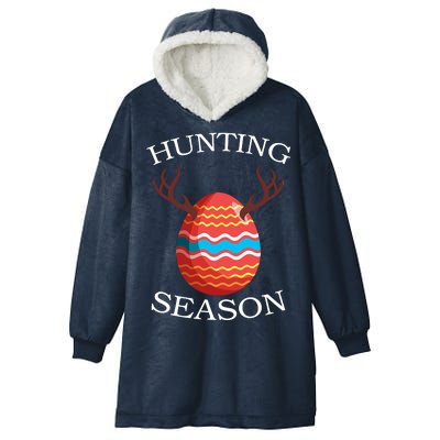 Hunting Season Deer Easter Egg Hooded Wearable Blanket