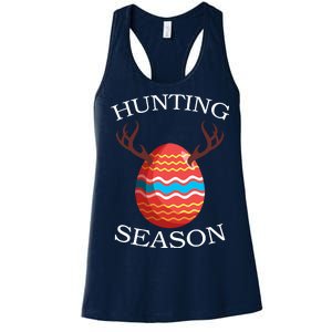 Hunting Season Deer Easter Egg Women's Racerback Tank