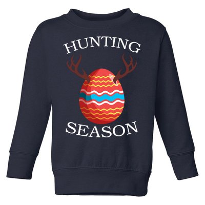 Hunting Season Deer Easter Egg Toddler Sweatshirt