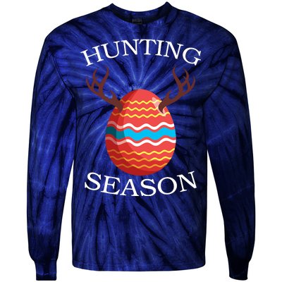 Hunting Season Deer Easter Egg Tie-Dye Long Sleeve Shirt