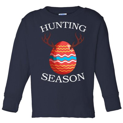 Hunting Season Deer Easter Egg Toddler Long Sleeve Shirt