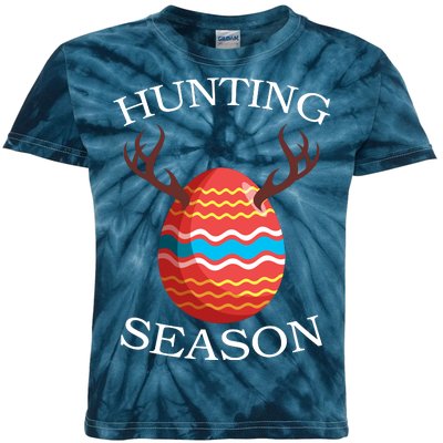 Hunting Season Deer Easter Egg Kids Tie-Dye T-Shirt