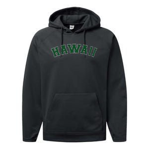 Hawaii USA Patriotic Birthday School University Gift Performance Fleece Hoodie