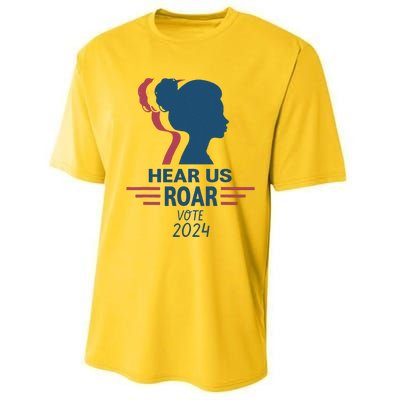 Hear Us Roar Vote 2024 Performance Sprint T-Shirt