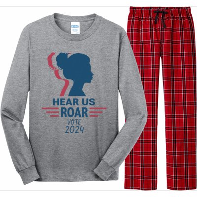 Hear Us Roar Vote 2024 Long Sleeve Pajama Set