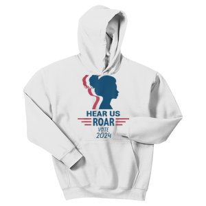 Hear Us Roar Vote 2024 Right Kids Hoodie