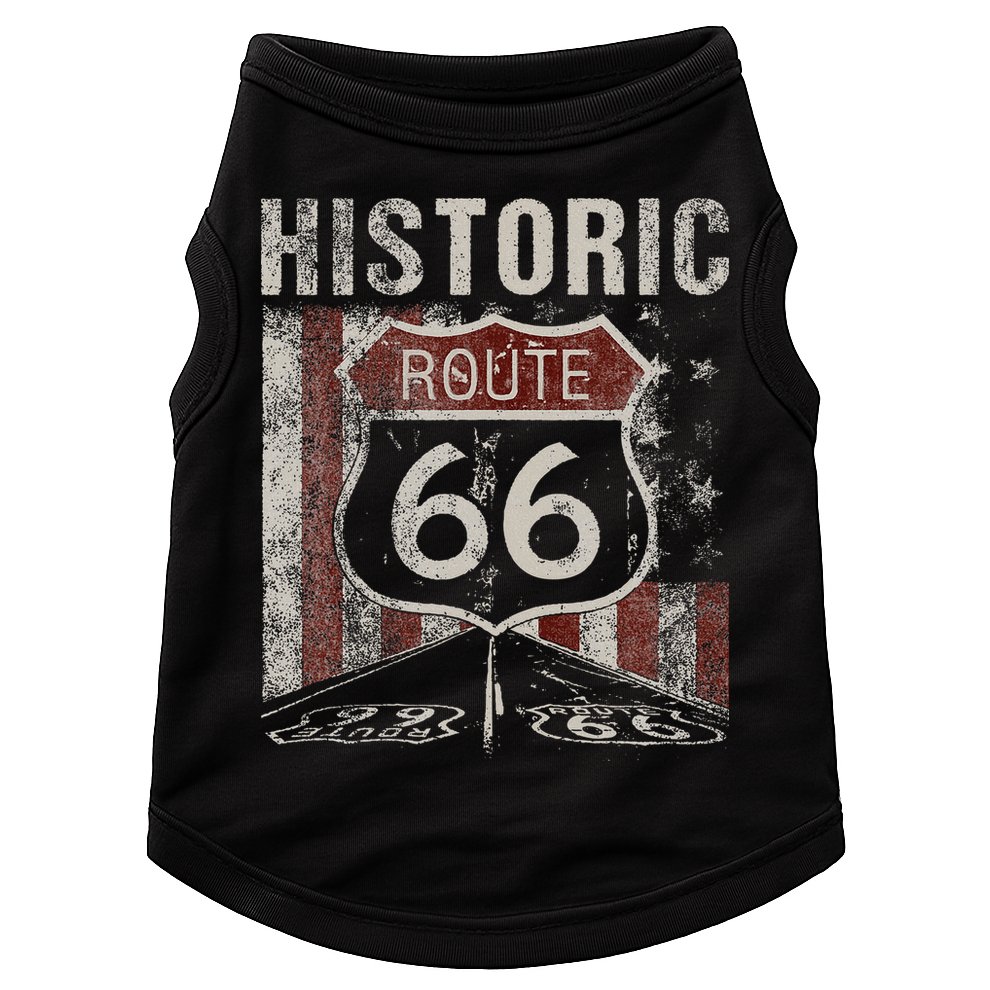Historic U.S.A. Route 66 Highway Vintage America Road Doggie Tank
