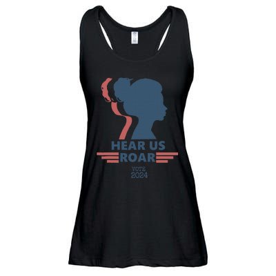 Hear Us Roar Vote 2024 Empowerment Ladies Essential Flowy Tank