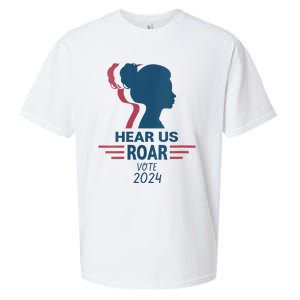 Hear Us Roar Vote 2024 Right Sueded Cloud Jersey T-Shirt