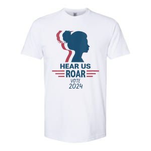 Hear Us Roar Vote 2024 Right Softstyle CVC T-Shirt