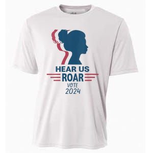 Hear Us Roar Vote 2024 Right Cooling Performance Crew T-Shirt