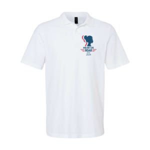 Hear Us Roar Vote 2024 Right Softstyle Adult Sport Polo