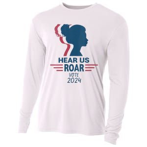 Hear Us Roar Vote 2024 Right Cooling Performance Long Sleeve Crew