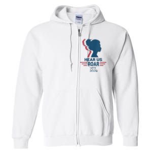 Hear Us Roar Vote 2024 Right Full Zip Hoodie