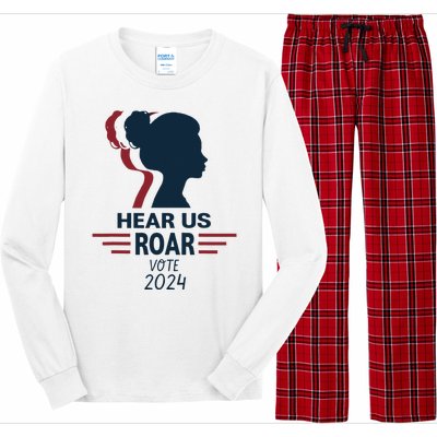 Hear Us Roar Vote 2024 Long Sleeve Pajama Set