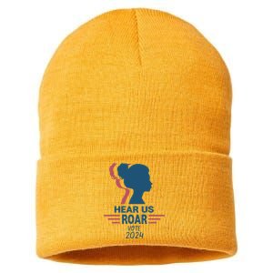 Hear Us Roar Vote 2024 Sustainable Knit Beanie