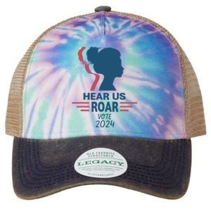 Hear Us Roar Vote 2024 Legacy Tie Dye Trucker Hat