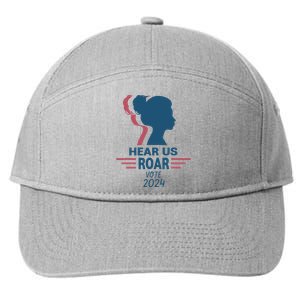 Hear Us Roar Vote 2024 7-Panel Snapback Hat