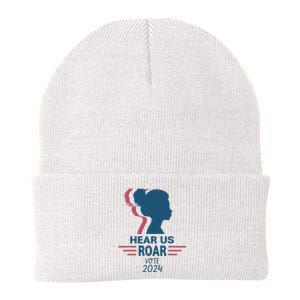 Hear Us Roar Vote 2024 Knit Cap Winter Beanie