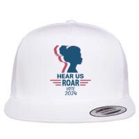 Hear Us Roar Vote 2024 Flat Bill Trucker Hat