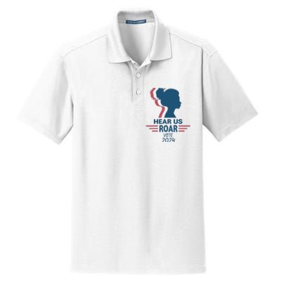 Hear Us Roar Vote 2024 Dry Zone Grid Polo