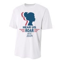 Hear Us Roar Vote 2024 Performance Sprint T-Shirt