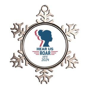 Hear Us Roar Vote 2024 Metallic Star Ornament