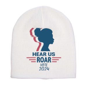 Hear Us Roar Vote 2024 Short Acrylic Beanie