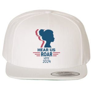 Hear Us Roar Vote 2024 Wool Snapback Cap